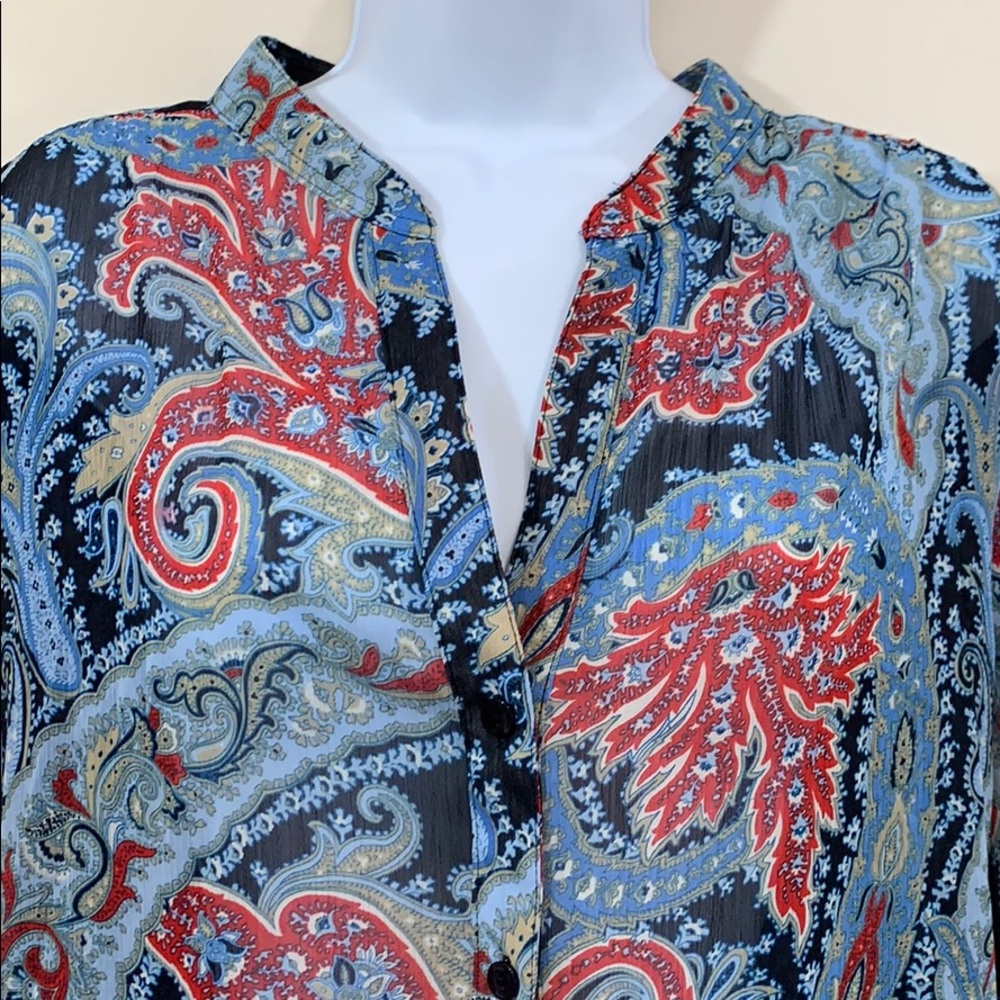 Sag Harbor Long Sleeve V-Neck Shirt Size XL - Picture 6 of 8